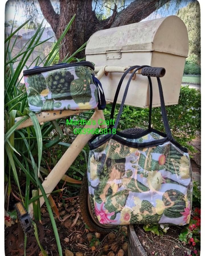Patterned handmade cooler bag by Martha’s Crafts